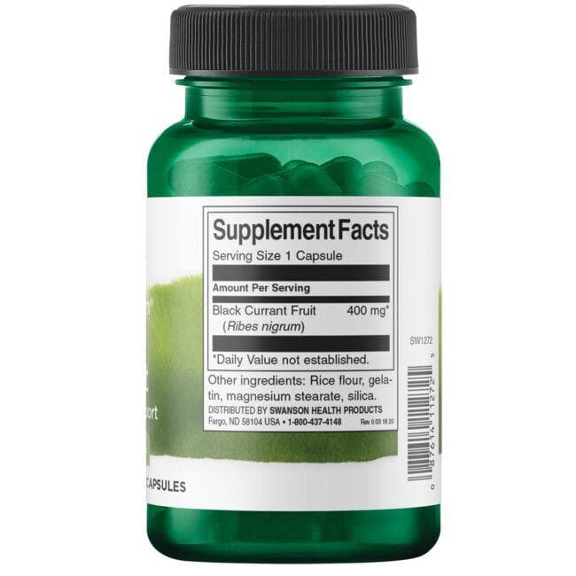 (SW1272)Full Spectrum Black Currant 400 mg 60 Caps