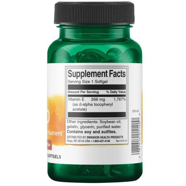 (SW140)Natural E-400 400 Iu (268 mg) 100 Sgels