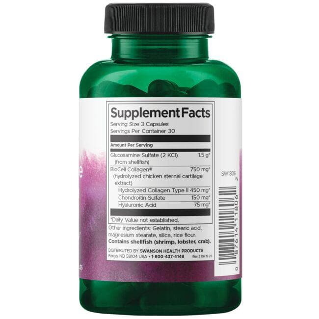 (SW1806)Glucosamine & Collagen Type Ii - Featuring Biocell Collagen 90 Caps