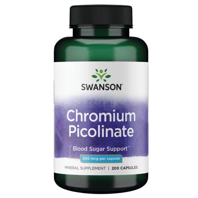 (SW923)Chromium Picolinate 200 mcg 200 Caps