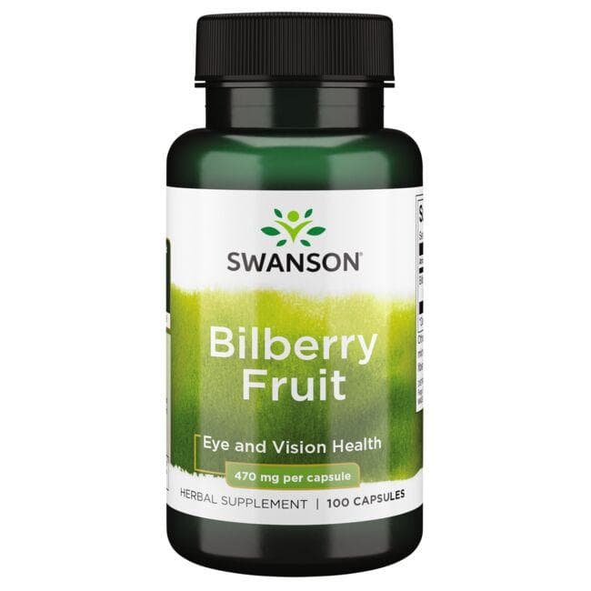 (SW958)Bilberry Fruit 470 mg 100 Caps