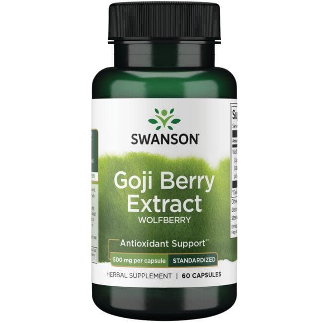 (SWH149)Goji Berry Extract Wolfberry - Standardized 500 mg 60 Caps