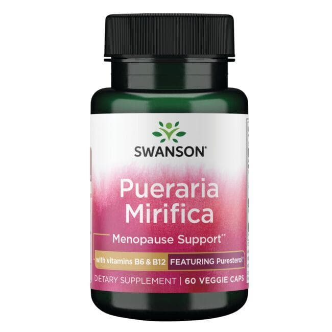 (SWH252)Pueraria Mirifica with B6 & B12 - Featuring Puresterol 60 Veg Caps