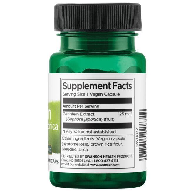 (SWU872)Genistein from Sophora Japonica - Soy Free 125 mg 60 Veg Caps
