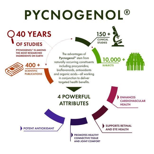 (SWU890)Pycnogenol - Super Strength 150 mg 30 Veg Caps