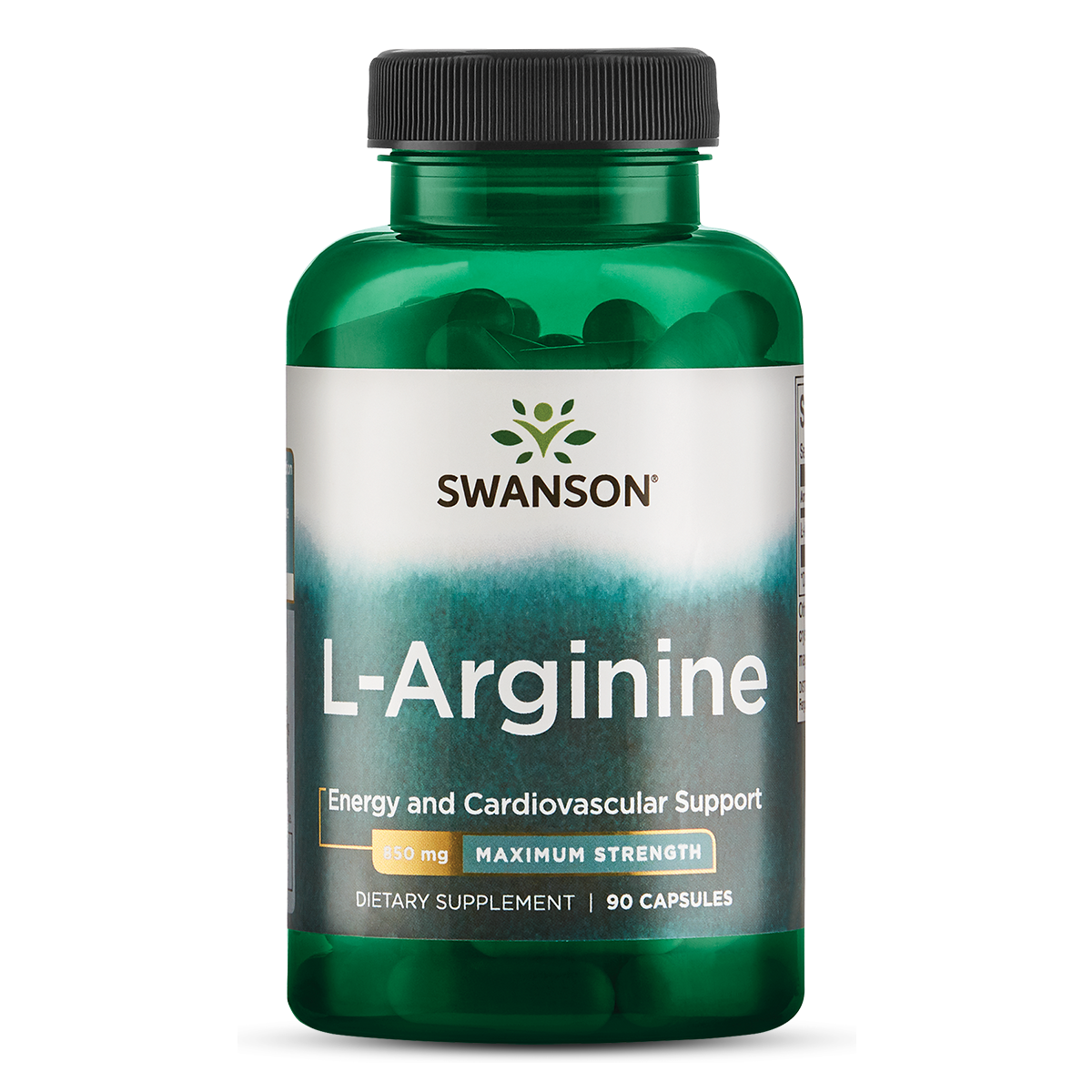 (SW1713)Swanson Maximum Strength L-Arginine 850 mg 90 Caps