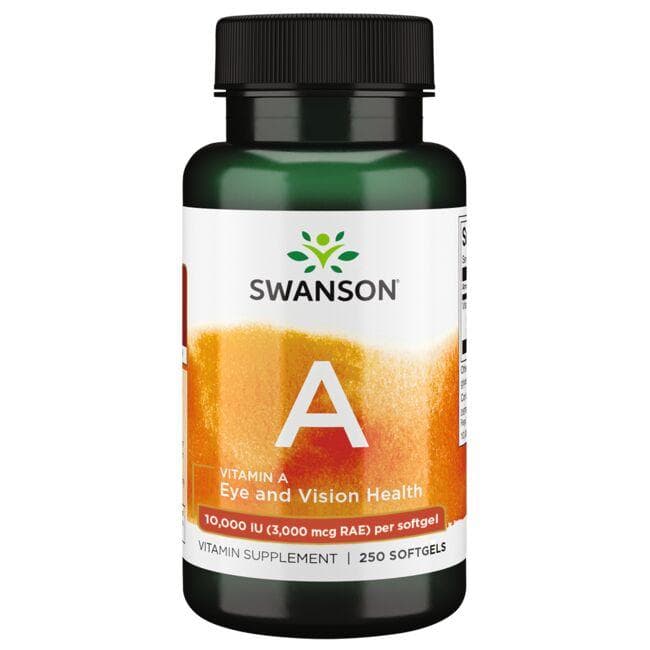 (SW001)Vitamin A 10,000 Iu (3,000 mcg Rae) 250 Sgels