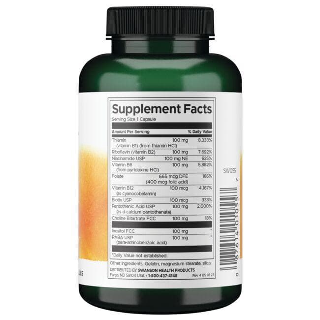 (SW055)Balance B-100 Complex - High Potency 100 Caps