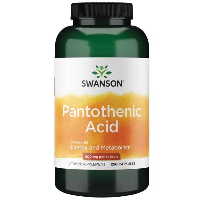 (SW065)Pantothenic Acid 500 mg 250 Caps