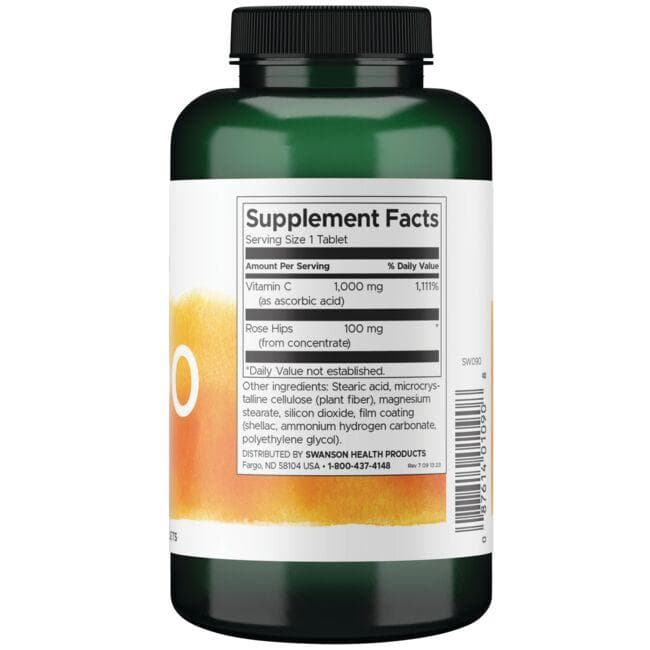 (SW090)C-1000 with Rose Hips 1,000 mg 250 Tabs