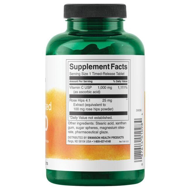 (SW098)Time-Released C-1000 with Rose Hips 1,000 mg 250 Tabs