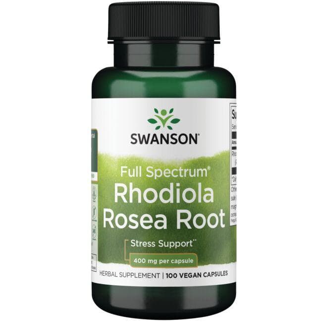 (SW1004)Full Spectrum Rhodiola Rosea Root 400 mg 100 Caps