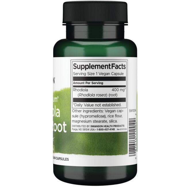 (SW1004)Full Spectrum Rhodiola Rosea Root 400 mg 100 Caps