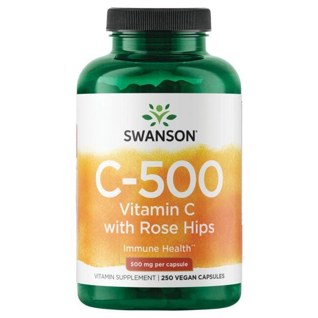 (SW102)C-500 - Vitamin C with Rose Hips 500 mg 250 Caps