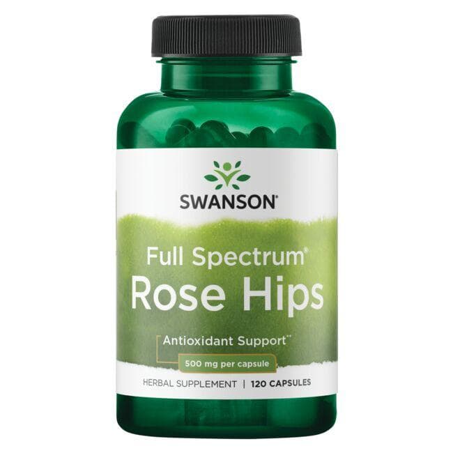 (SW1059)Full Spectrum Rose Hips 500 mg 120 Caps