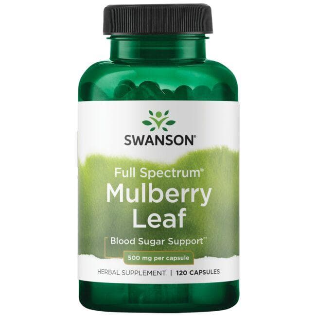 (SW1060)Full Spectrum Mulberry Leaf 500 mg 120 Caps