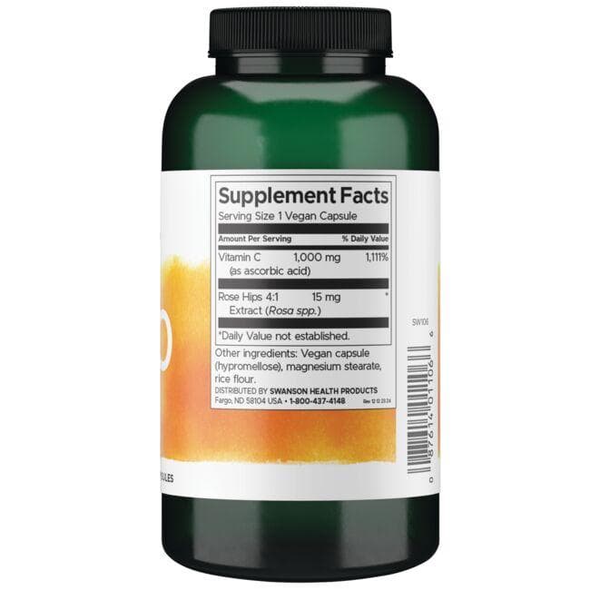 (SW106)C-1000 - Vitamin C with Rose Hips 1,000 mg 250 Caps