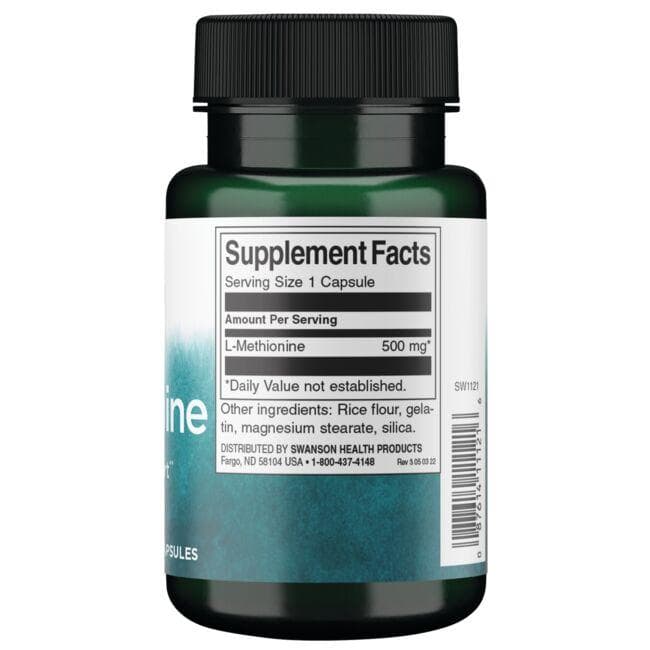 (SW1121)L-Methionine 500 mg 30 Caps