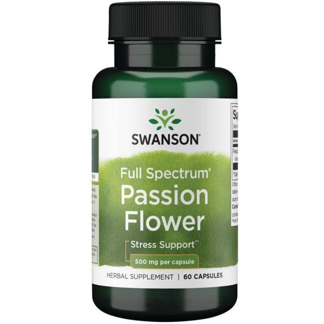 (SW1143)Full Spectrum Passion Flower 500 mg 60 Caps