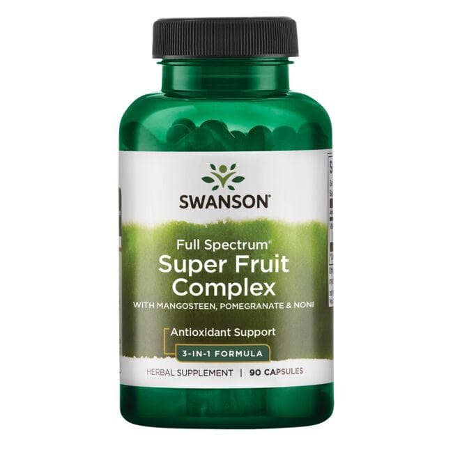 (SW1145)Full Spectrum Super Fruit Complex - Mangosteen, Pomegranate & Noni 90 Caps