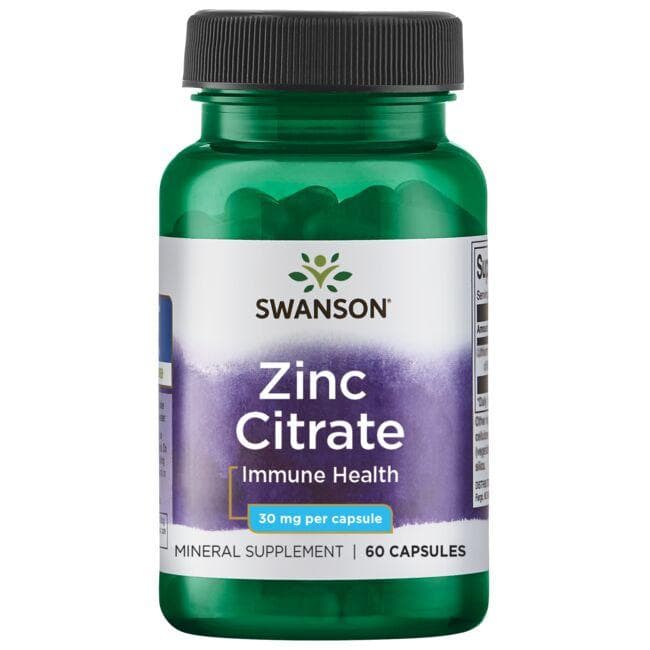 (SW1234)Zinc Citrate 30 mg 60 Caps