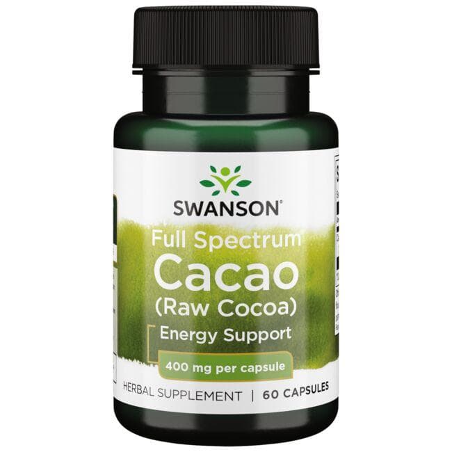 (SW1257)Full Spectrum Cacao (Raw Cocoa) 400 mg 60 Caps
