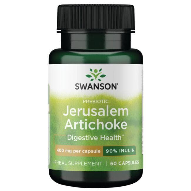 (SW1298)Prebiotic Jerusalem Artichoke - 90% Inulin 400 mg 60 Caps