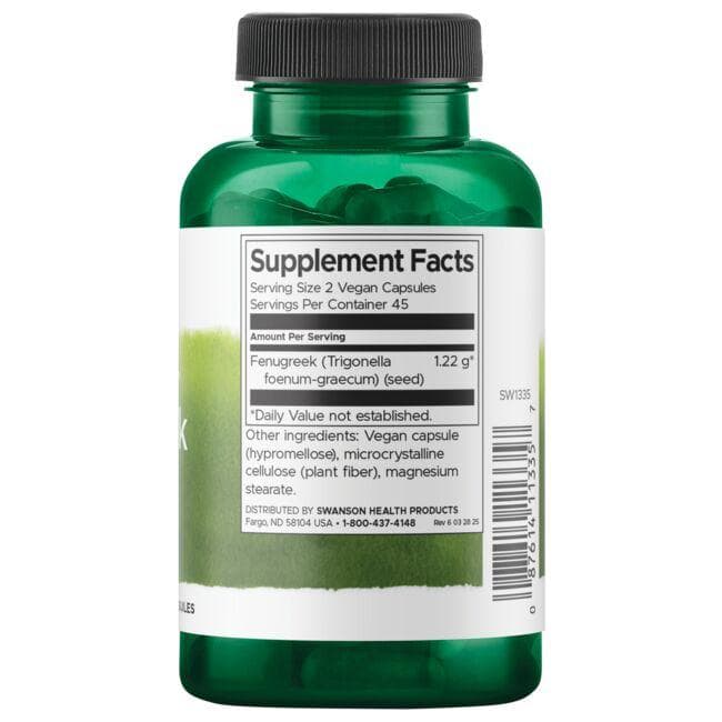 (SW1335)Full Spectrum Fenugreek Seed 610 mg 90 Caps