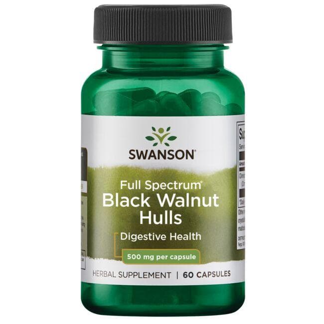 (SW1362)Full Spectrum Black Walnut Hulls 500 mg 60 Caps