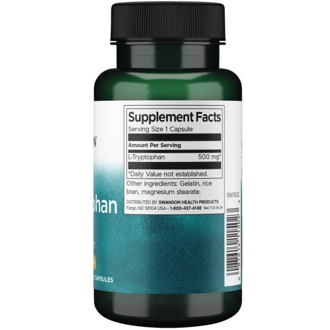 (SW1502)L-Tryptophan 500 mg 60 Caps