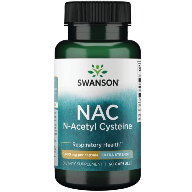 (SW1842)Nac N-Acetyl Cysteine - Extra Strength 1,000 mg 60 Caps