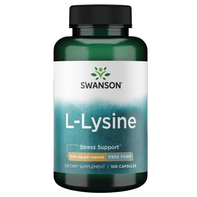(SW268)L-Lysine - Free Form 500 mg 100 Caps