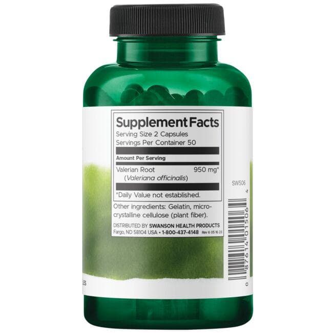 (SW506)Valerian Root 475 mg 100 Caps