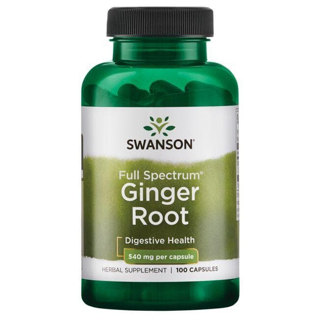 (SW535)Full Spectrum Ginger Root 540 mg 100 Caps