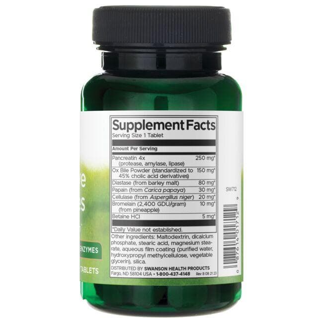 (SW712)Digestive Enzymes 90 Tabs