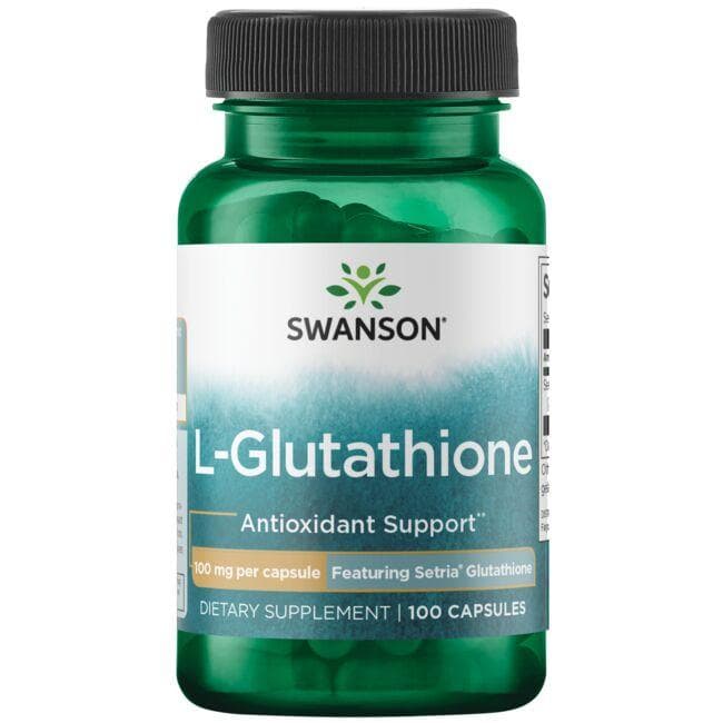 (SW853)L-Glutathione - Featuring Setria Glutathione 100 mg 100 Caps