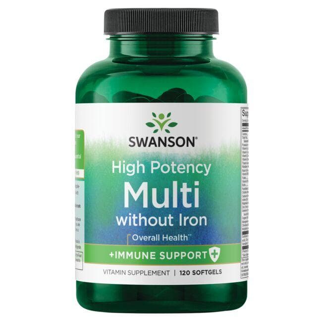 (SW882)High Potency Multi without Iron +Immune Support 120 Sgels