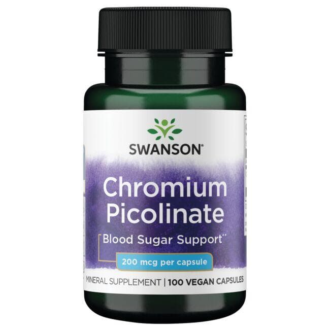 (SW922)Chromium Picolinate 200 mcg 100 Caps