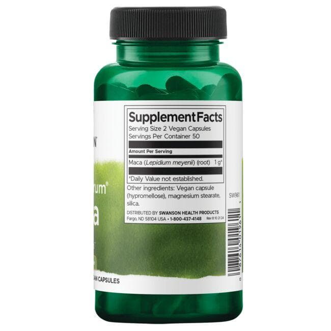 (SW961)Swanson Full Spectrum Maca 500 mg 100 Caps