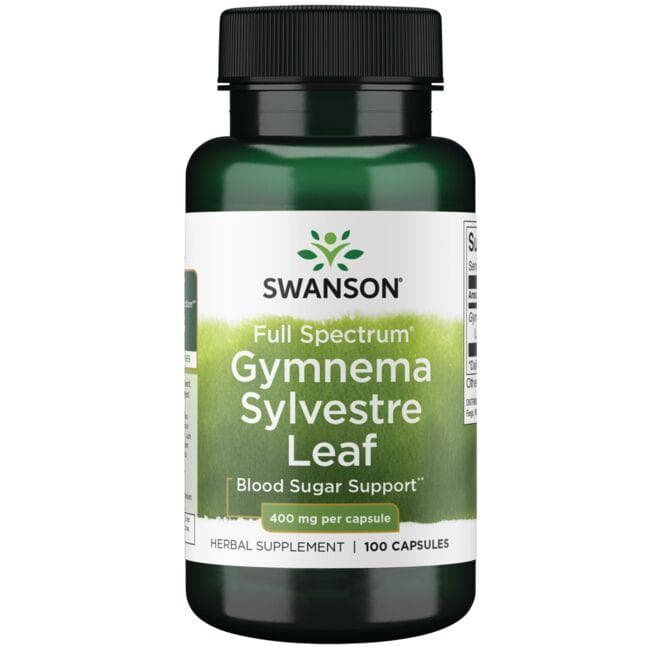 (SW983)Full Spectrum Gymnema Sylvestre Leaf 400 mg 100 Caps