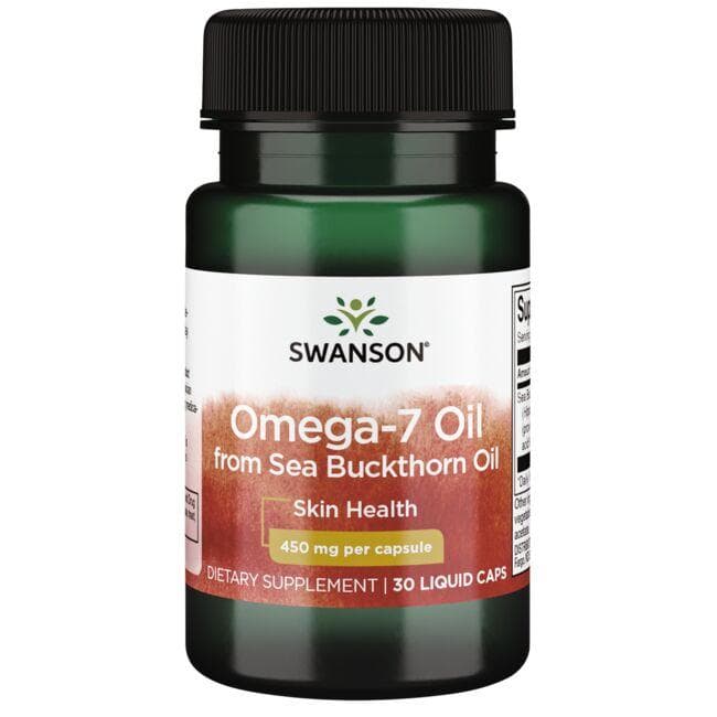 (SWE096)Omega-7 Oil From Sea Buckthorn Oil 450 mg 30 Liq Caps