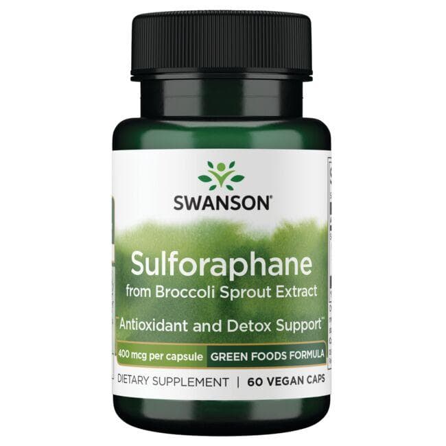 (SWR048)Sulforaphane from Broccoli Sprout Extract 400 mcg 60 Vegan Caps
