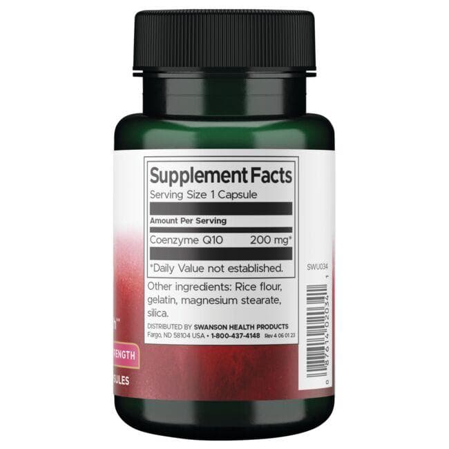 (SWU034)Coq10 - Maximum Strength 200 mg 30 Caps