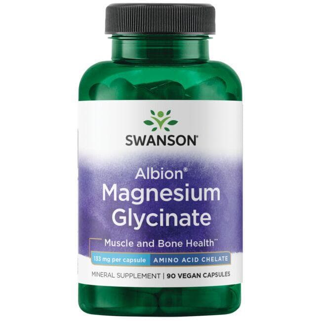 (SWU073)Albion Magnesium Glycinate 133 mg 90 Caps