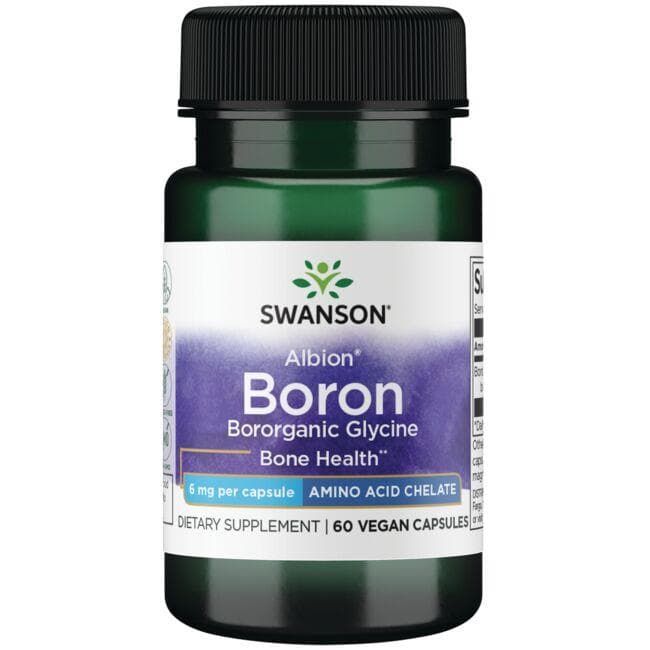 (SWU1028)Albion Boron Bororganic Glycine 6 mg 60 Caps