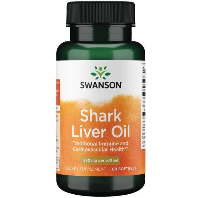 (SWU107)Shark Liver Oil 550 mg 60 Sgels
