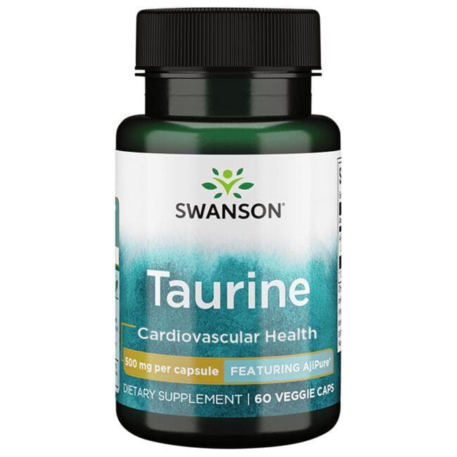 (SWU456)Taurine - Featuring Ajipure 500 mg 60 Veg Caps