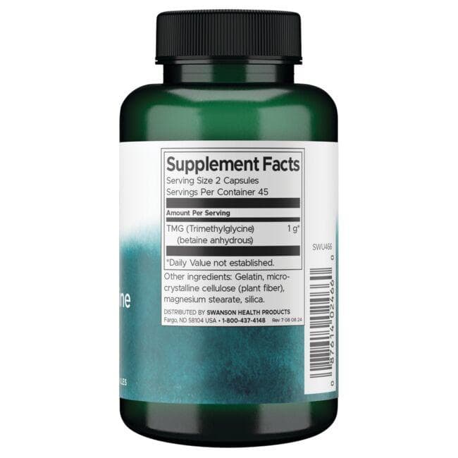 (SWU466)Tmg Trimethylglycine 500 mg 90 Caps
