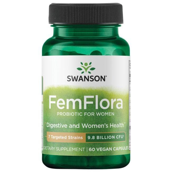 (SWU534)Femflora Probiotic for Women 9.8 Billion Cfu 60 Caps