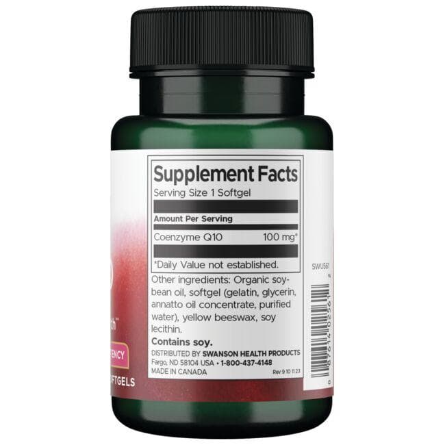 (SWU561)Coq10 - High Potency 100 mg 100 Sgels